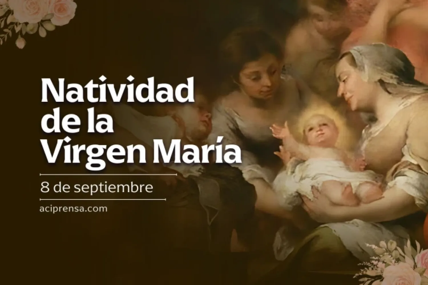 La Iglesia Católica celebra este martes la festividad de la Natividad de la Virgen María