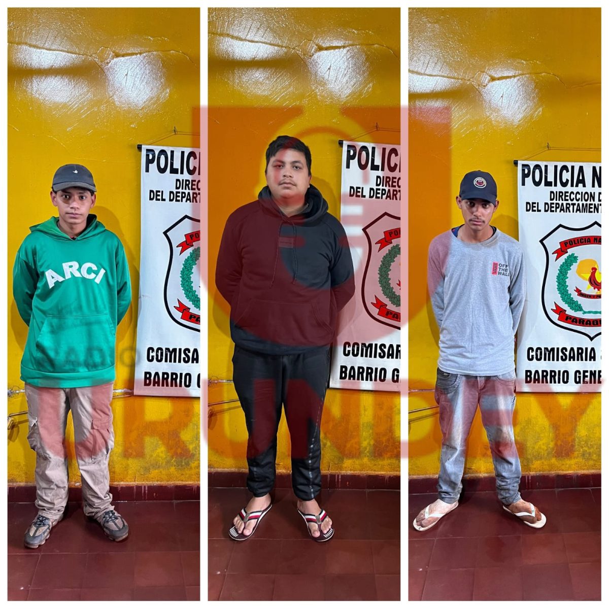 Detienen a tres jóvenes tras asalto y recuperan un celular robado en Pedro Juan Caballero