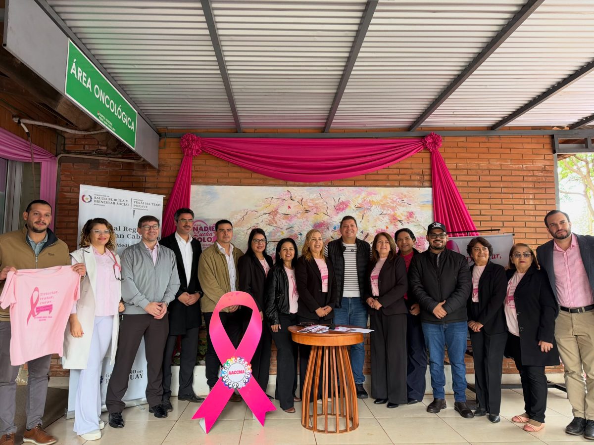 Lanzan oficialmente la campaña Octubre Rosa en Pedro Juan Caballero