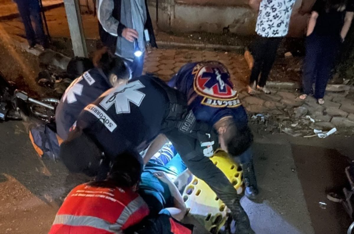 Una joven sufrió amputación y fracturas tras un choque en Pedro Juan Caballero