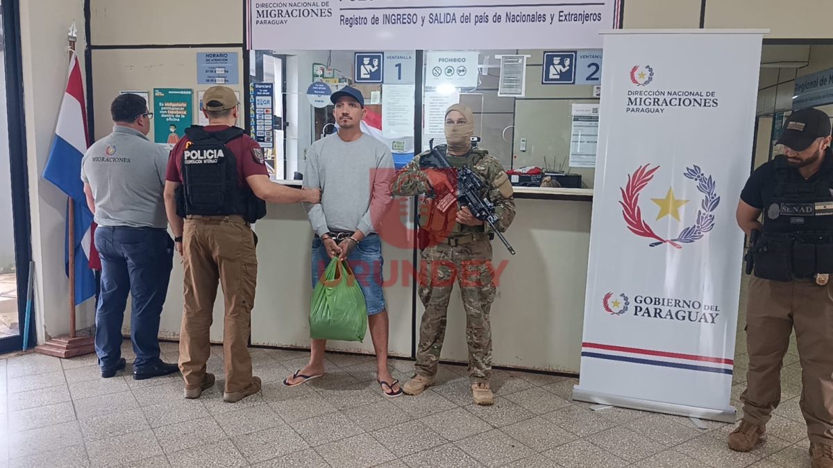 Expulsan a un brasileño con condena pendiente de 40 años detenido en Capitán Bado