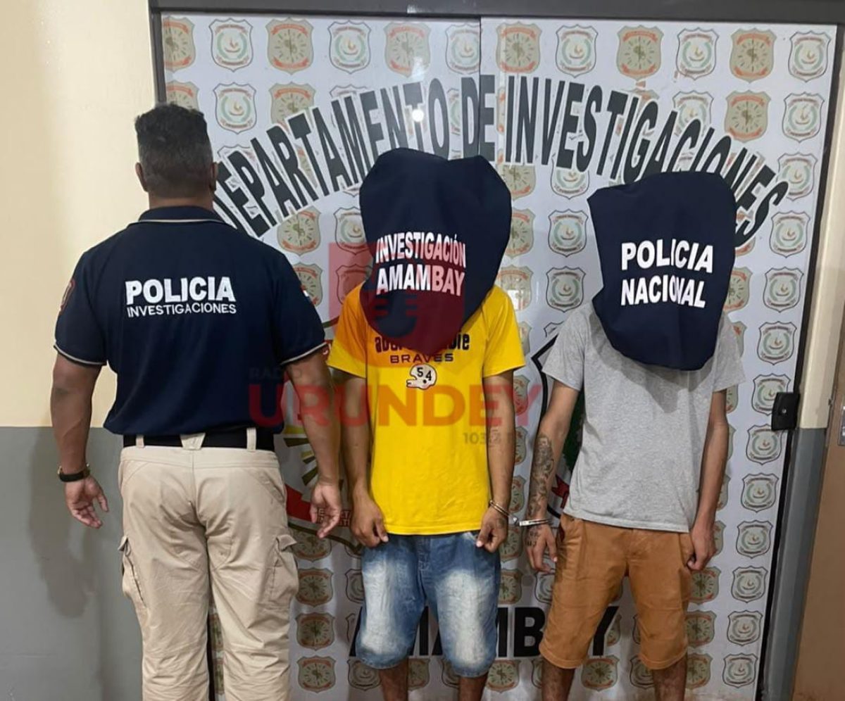 PJC: Detienen a dos menores sospechados de hurtar una motocicleta de un supermercado