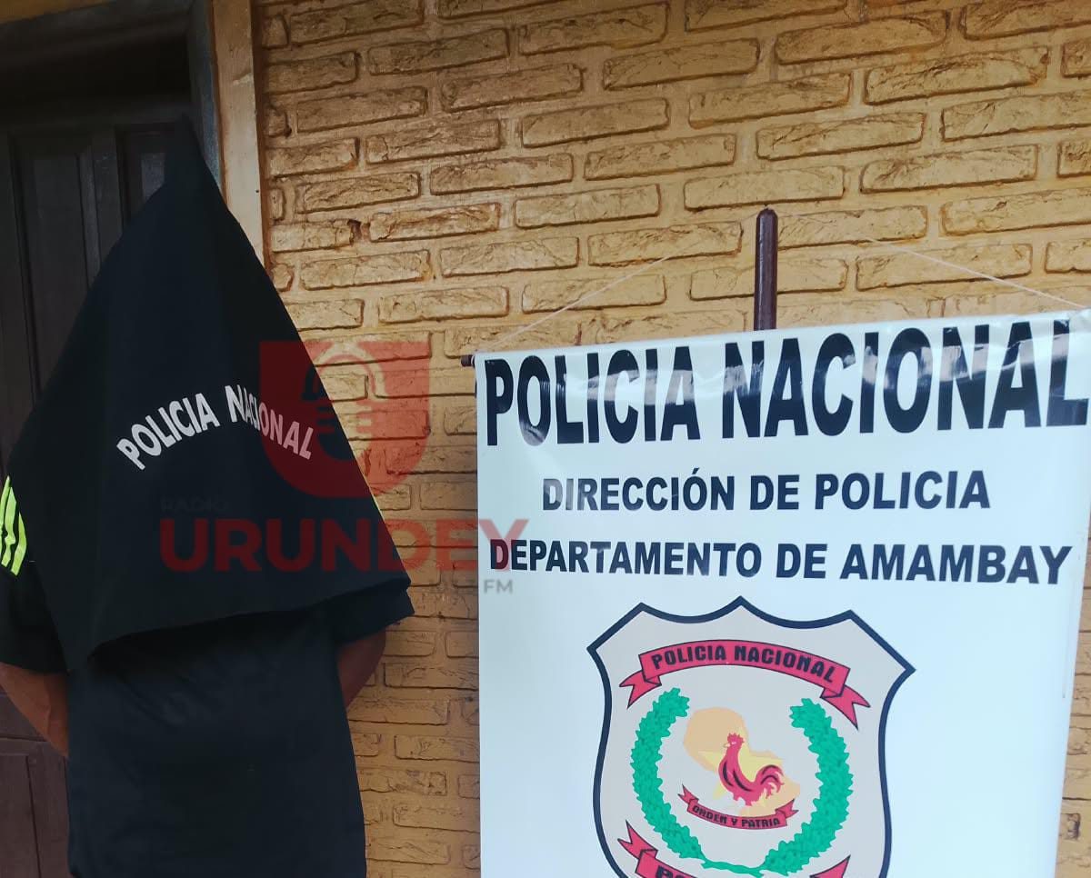 Aprehenden a un hombre con orden de captura en el barrio Jardín Aurora de Pedro Juan