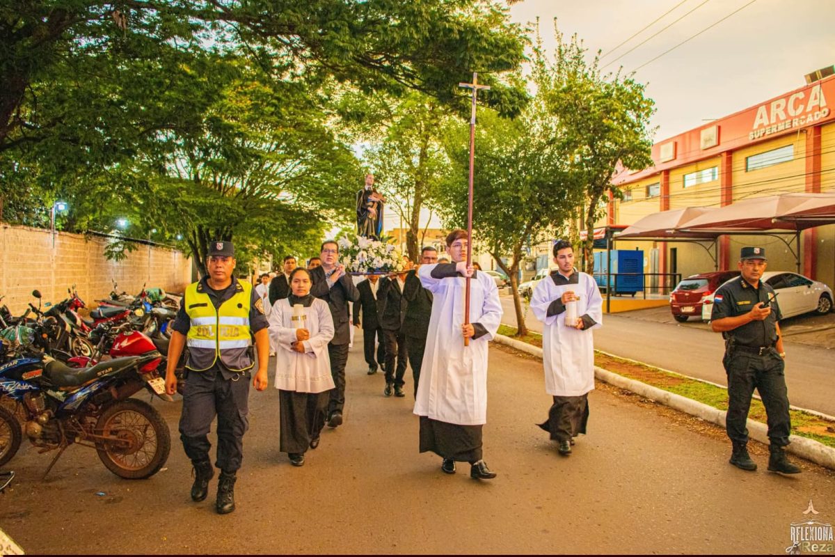 Festejan la fiesta patronal de San Gerardo en Pedro Juan Caballero