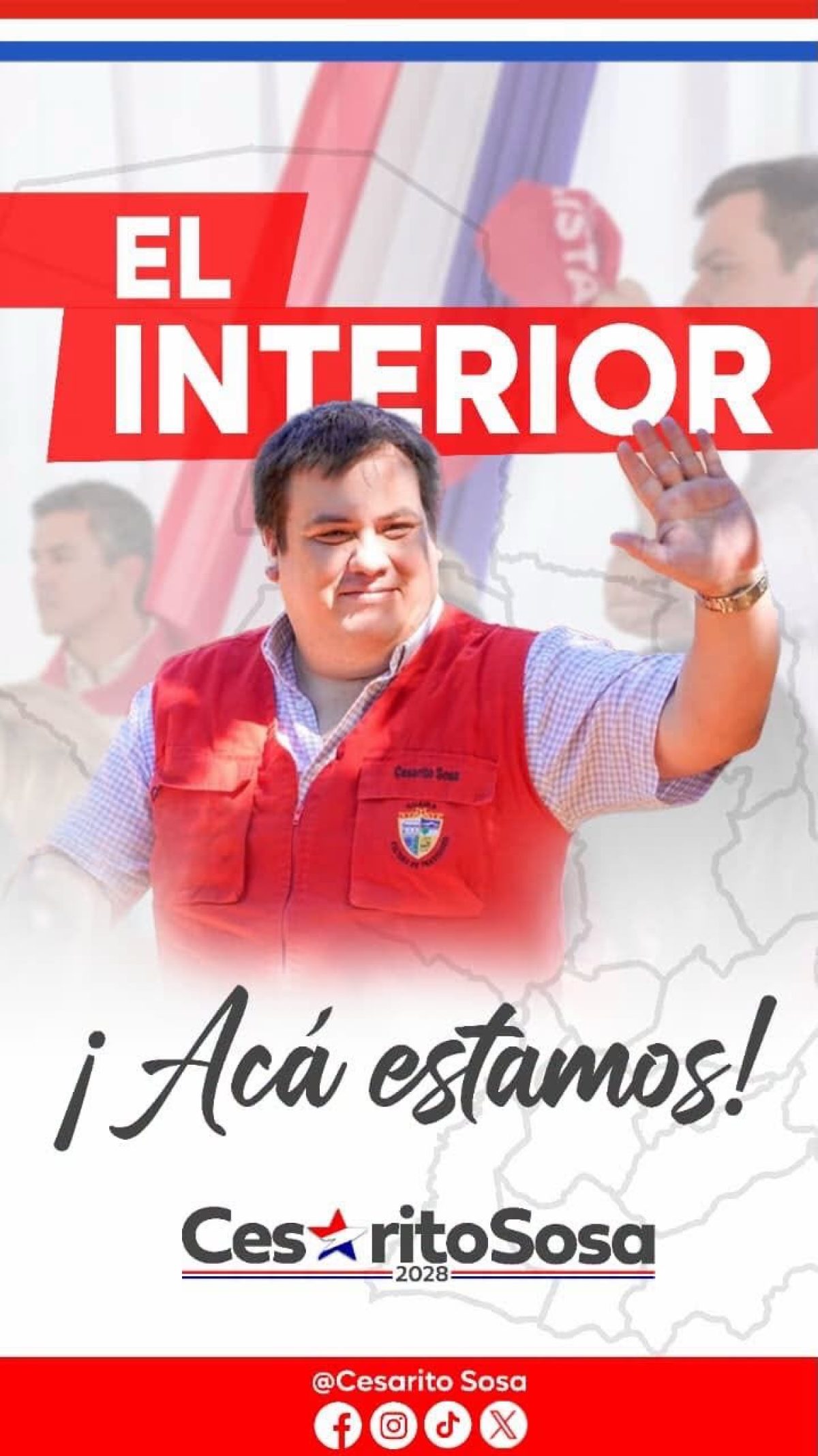 Cesarito Sosa figura entre las opciones en encuesta para la Vicepresidencia