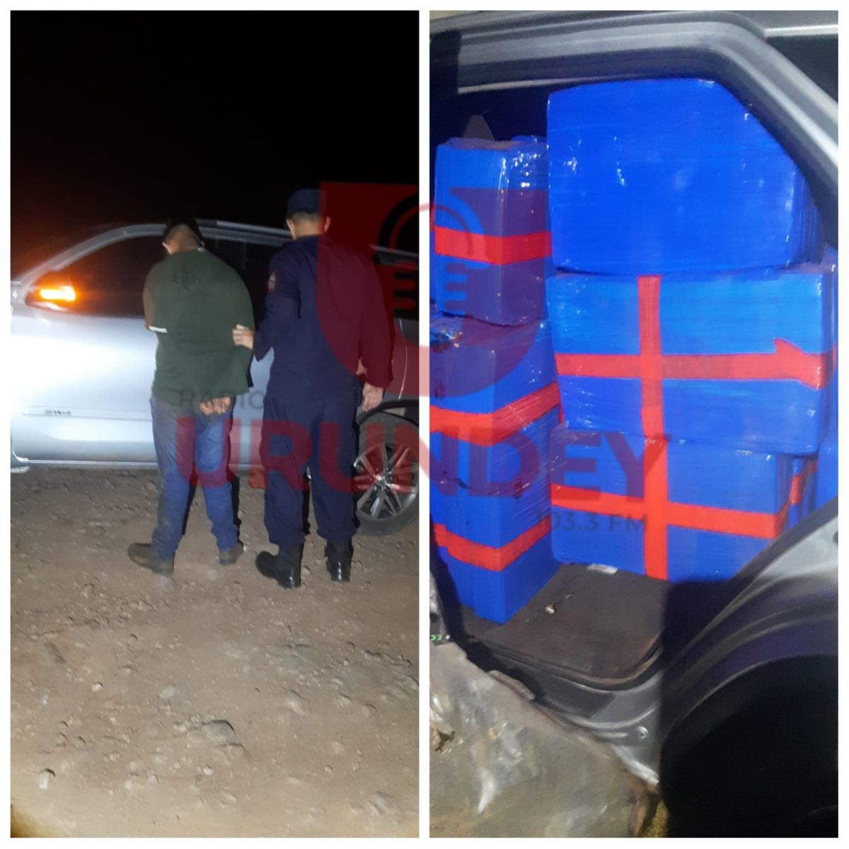 Aprehenden a un joven y decomisan más de una tonelada y media de marihuana en Capitán Bado
