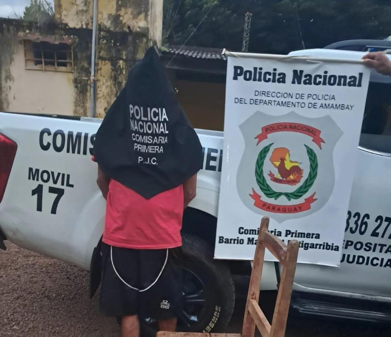 Detienen a un hombre armado con un cuchillo tras irrumpir en una misa en Pedro Juan Caballero