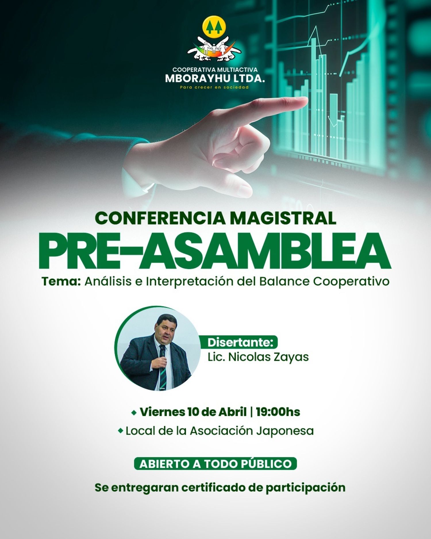 Cooperativa Mborayhu invita a charla sobre balances en Pedro Juan Caballero