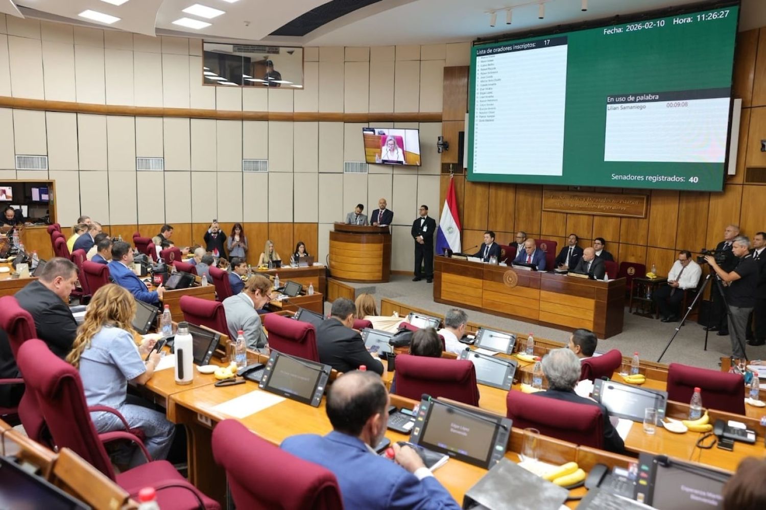 Senado posterga estudio de reforma de Caja Fiscal hasta el 25 de marzo