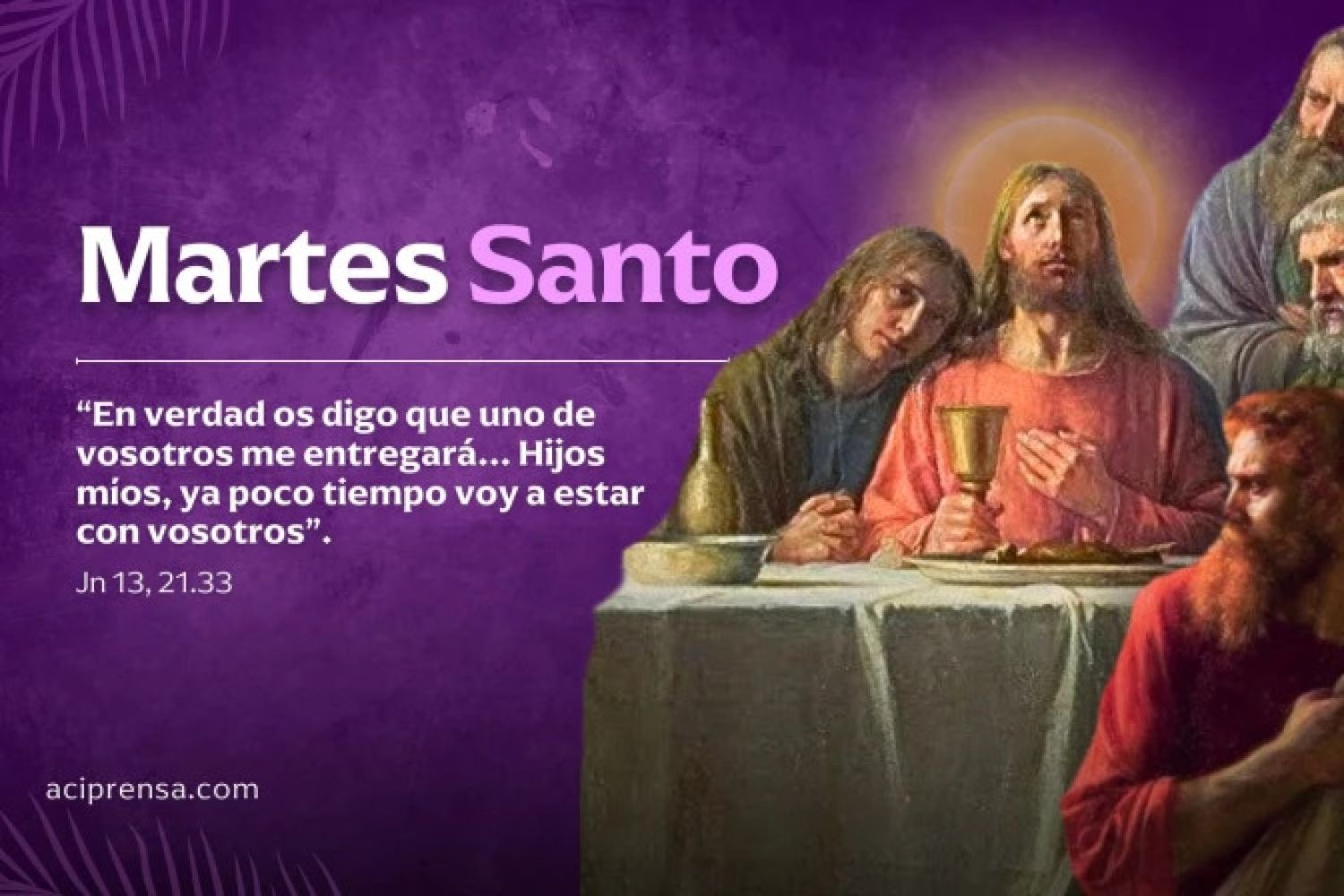 Semana Santa: Fieles reflexionan sobre la traición y el juicio en el Martes de la Controversia
