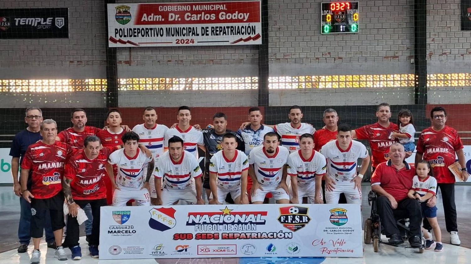 Amambay supera a Repatriación y clasifica a la siguiente ronda del Nacional de Fútbol de Salón