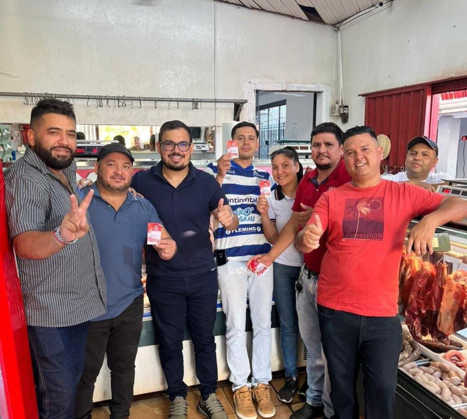 Compromiso con el sector productivo: Paulo Acosta visita carniceros de Pedro Juan Caballero
