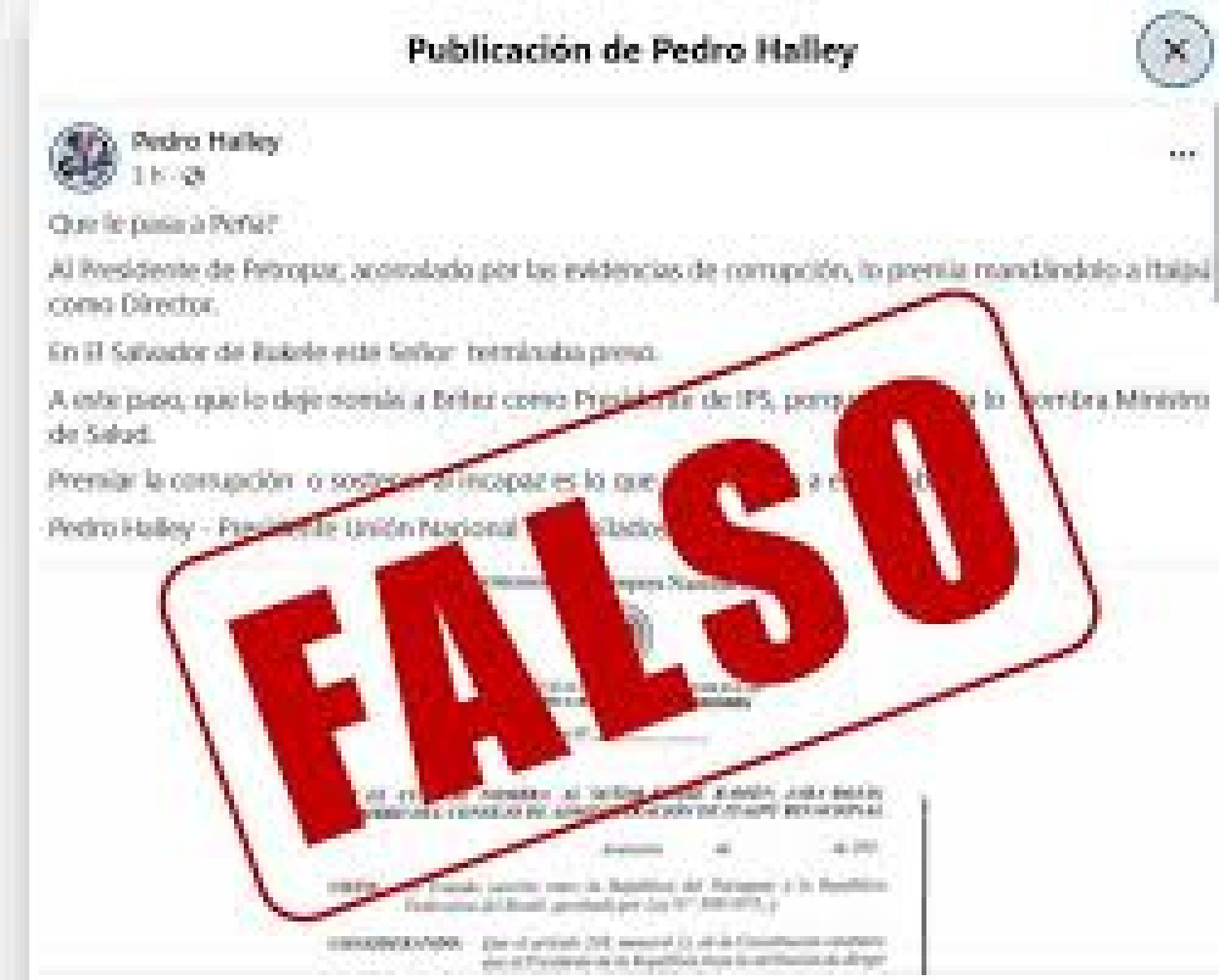Publicación con decreto adulterado busca instalar versión falsa sobre designación en Itaipú