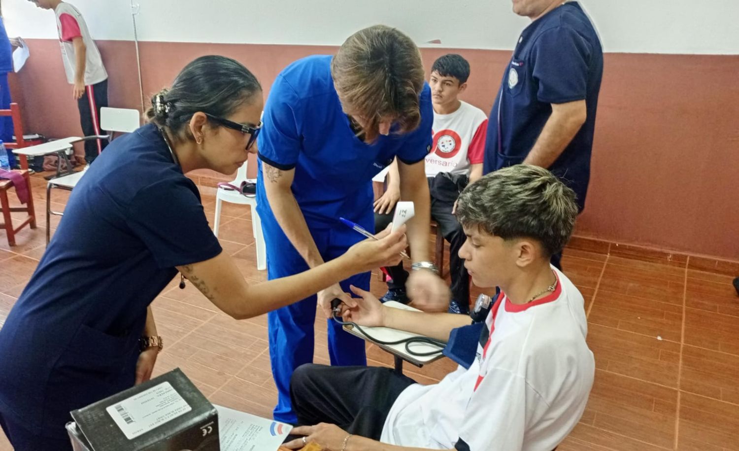 UCP-PJC realizó jornada de atención médica gratuita en el colegio Ramón Indalecio Cardozo