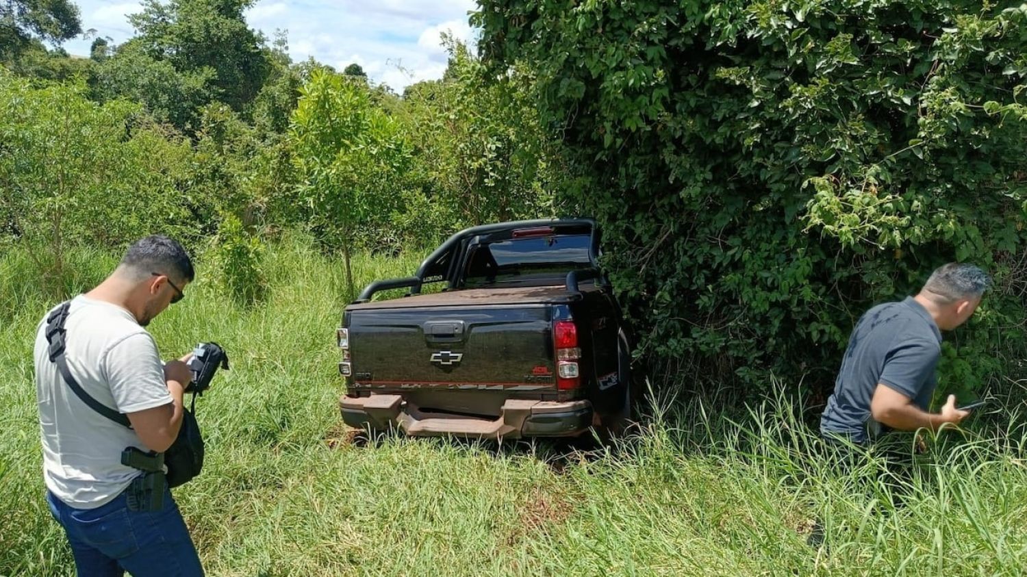 Hallan la camioneta de Félix Kanazawa en Itapúa