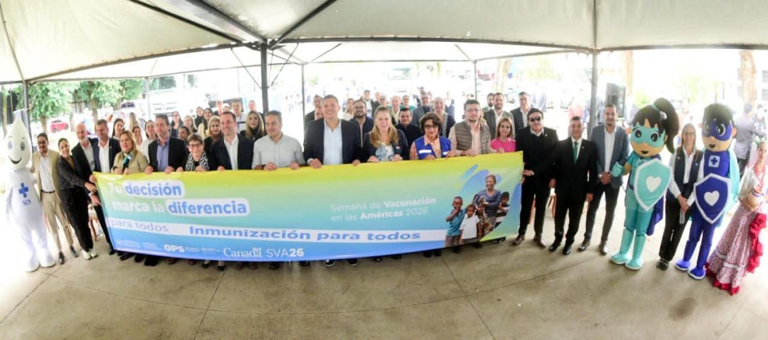 Lanzan la Semana de Vacunación de las Américas 2026 en la frontera PJC/Ponta Porã.
