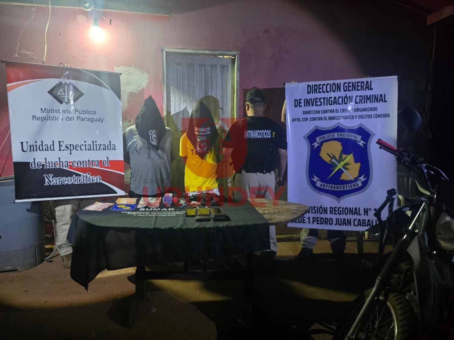 Cae presunto microtraficante con antecedentes y su cómplice en Pedro Juan Caballero