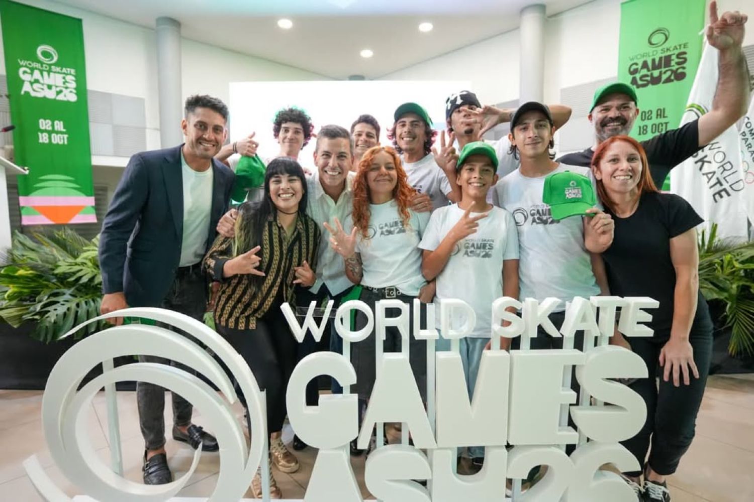 Paraguay recibirá a más de 5.000 atletas de 100 países en los World Skate Games ASU26