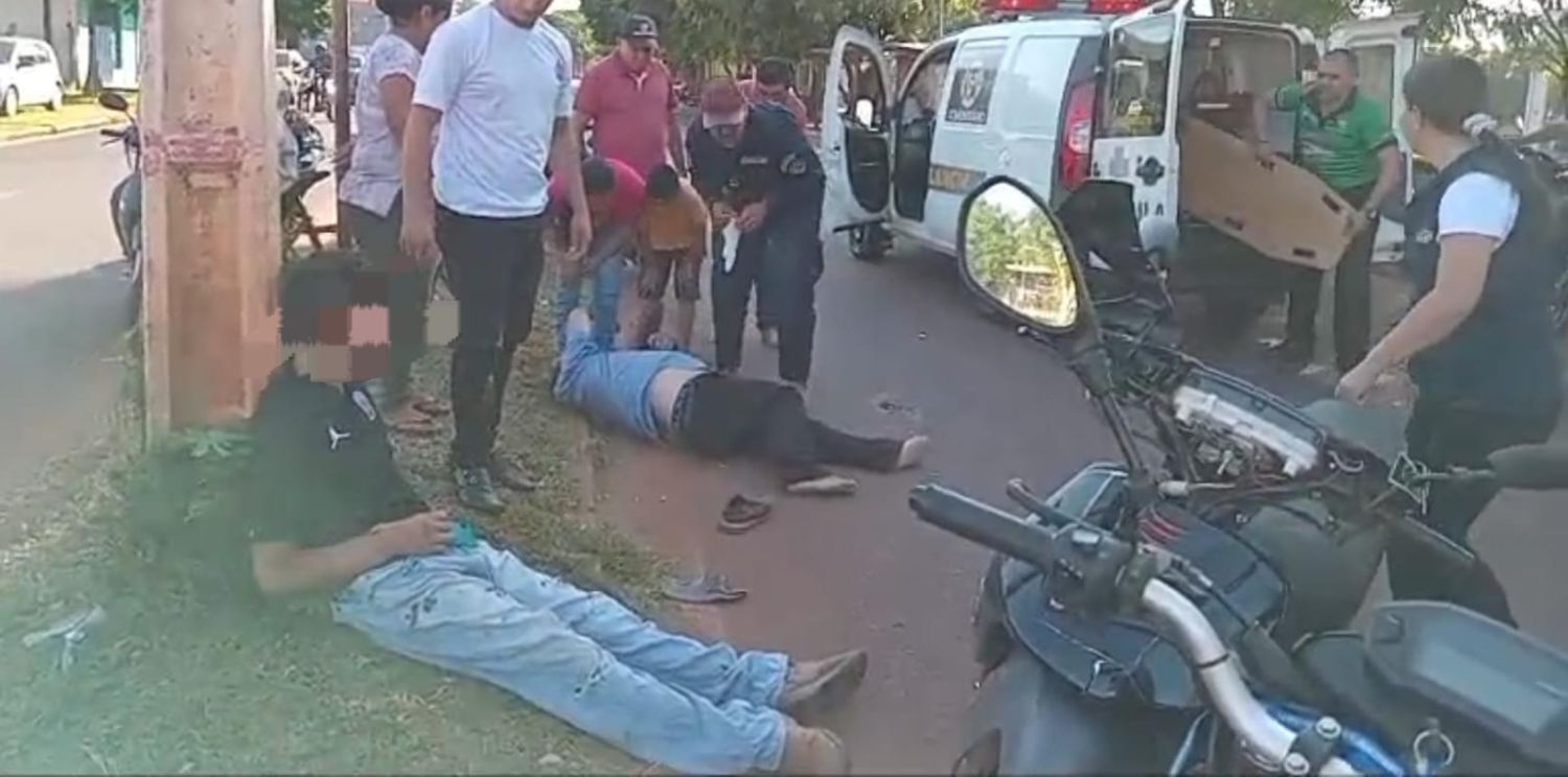 Motociclista adolescente atropella a un ciclista de 68 años en Capitán Bado