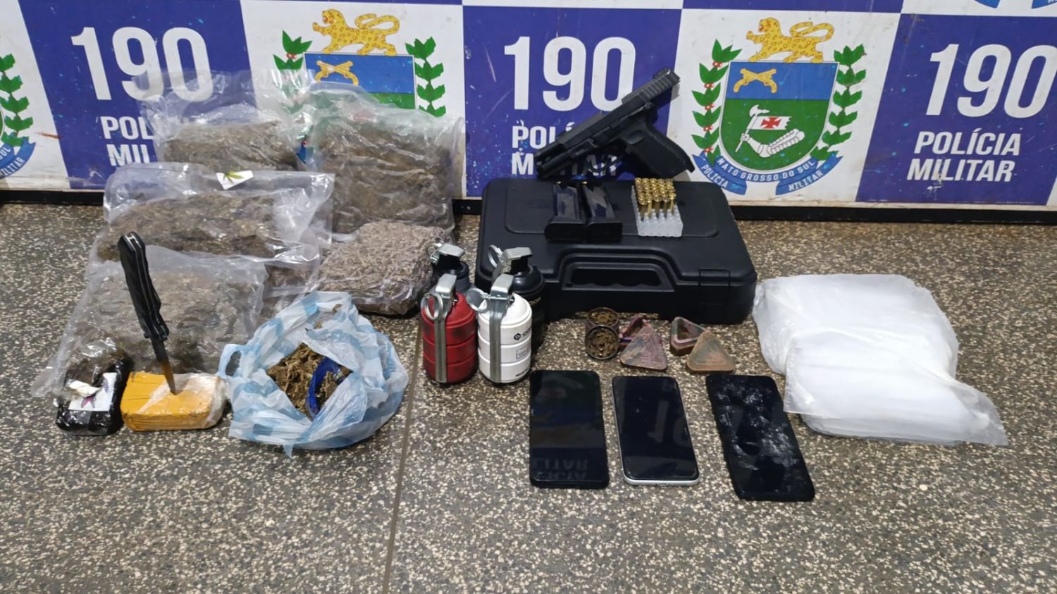 Operación Saturación en Ponta Porã: Incautan armas y granadas tras un despliegue policial
