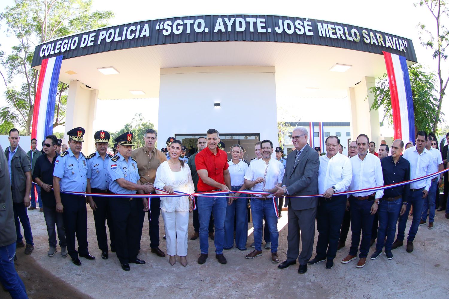 Con Santiago Peña al frente, Paraguarí fortalece su seguridad con obra histórica impulsada por Norma Zárate