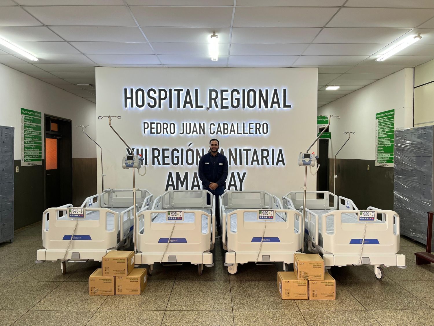 Hospital Regional de PJC recibe nuevas camas eléctricas y bombas de infusión